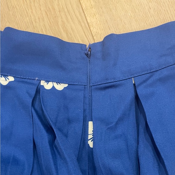 Modcloth Peach Pleated Dancing Days Circle Skirt - Picture 3 of 5